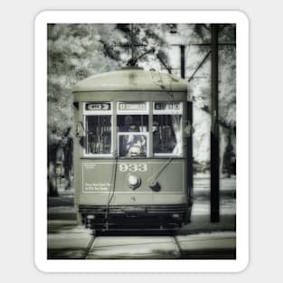 St. Charles Streetcar Infrared 1 Sticker